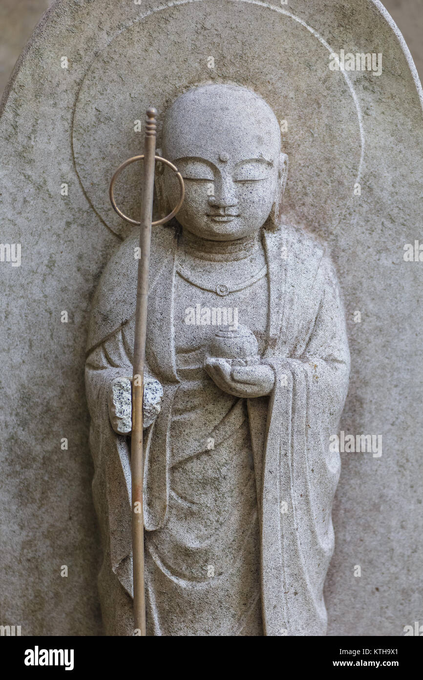 Small Jizo Statues at Hasedera Temple in kama Kura KAMAKURA, JAPAN