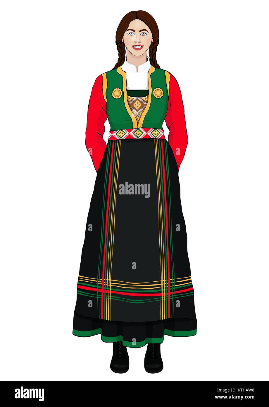 Italian national dress Cut Out Stock Images & Pictures - Alamy