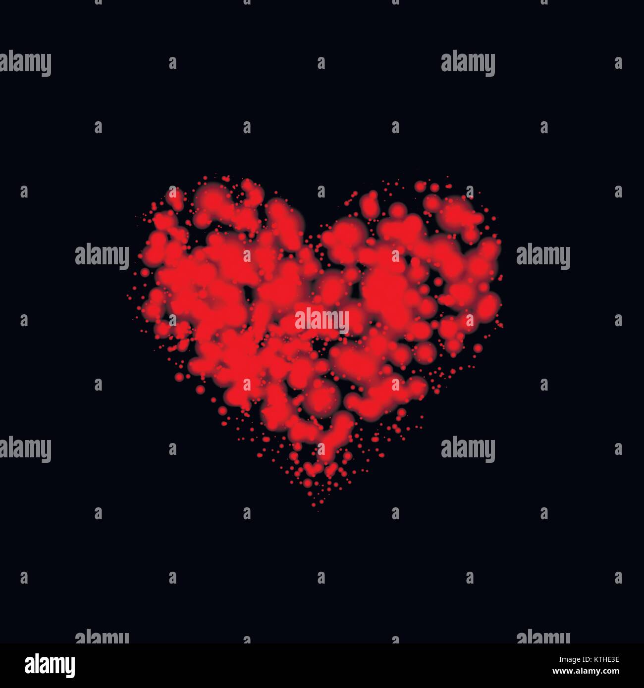 Red Valentine Heart Stock Vector Image & Art - Alamy