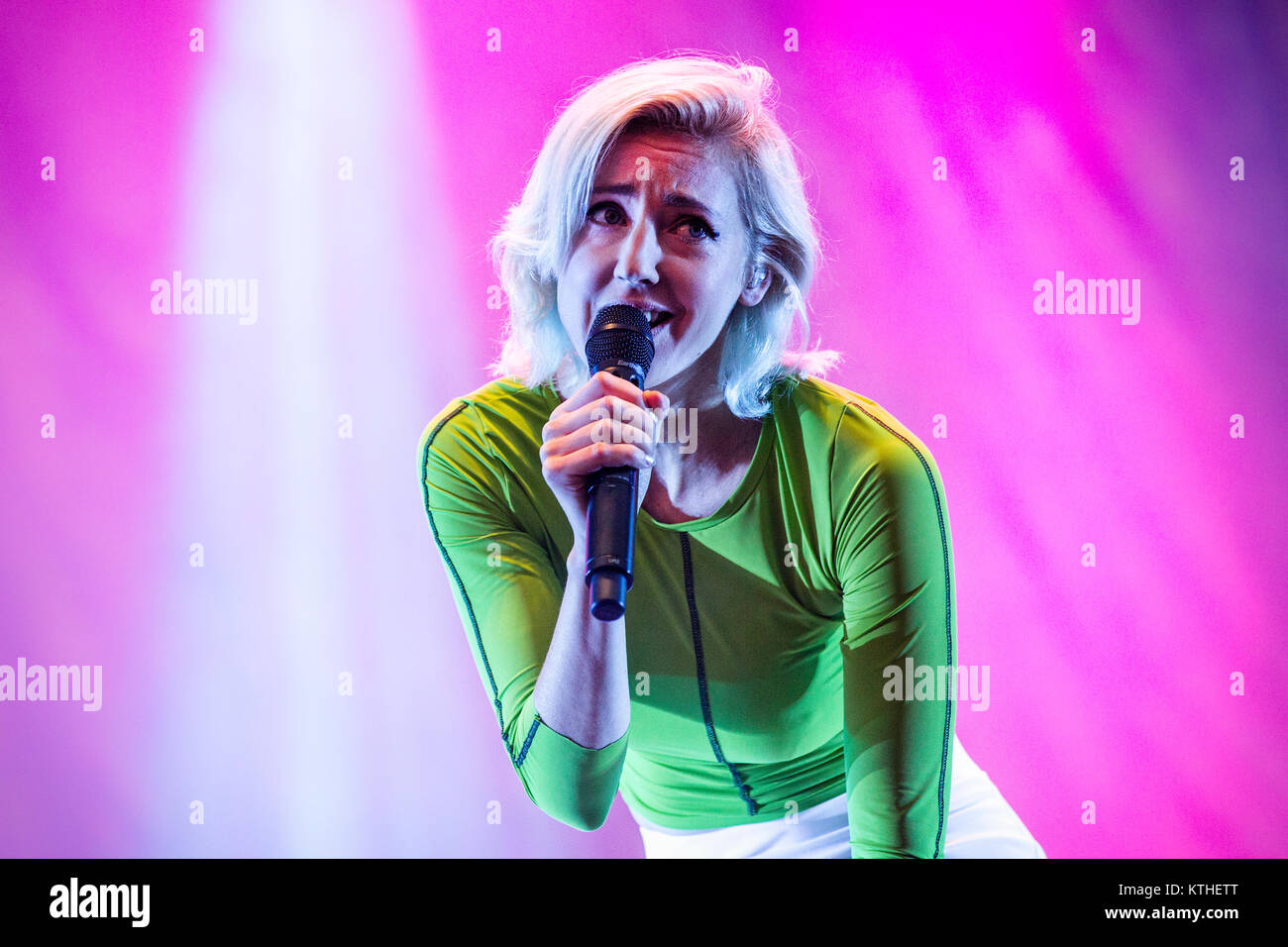 The Swedish pop singer, musician and songwriter Veronica Maggio performs a live concert at the Swedish music festival Bråvalla Festival 2016. Sweden, 02/07 2016. Stock Photo