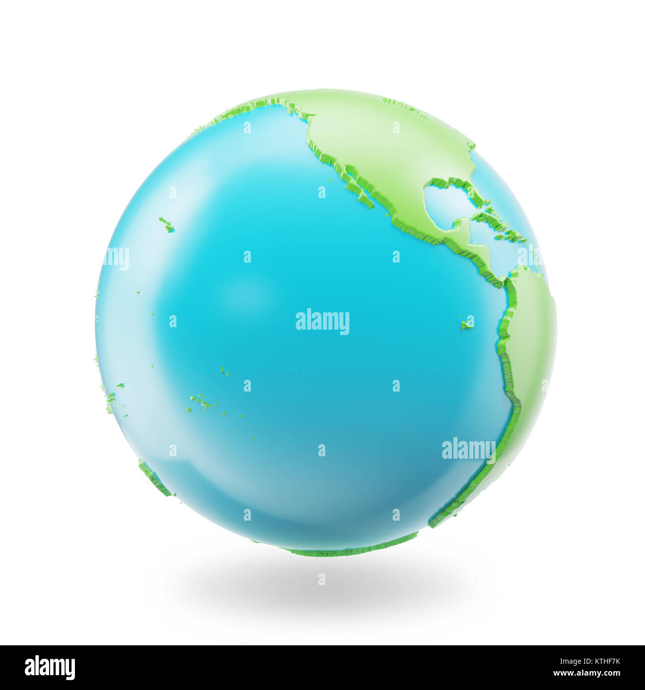Earth globe isolated on white background. Globe planet Earth icon, 3D ...