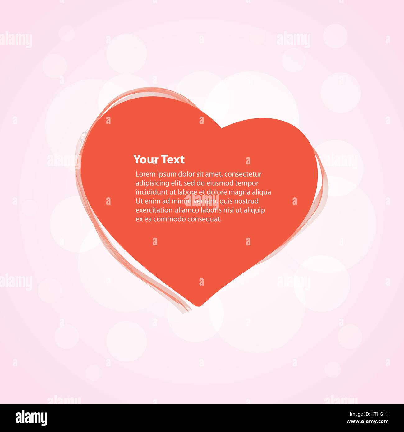 Red Heart - Abstract Background Design in Editable Vector Format Stock ...