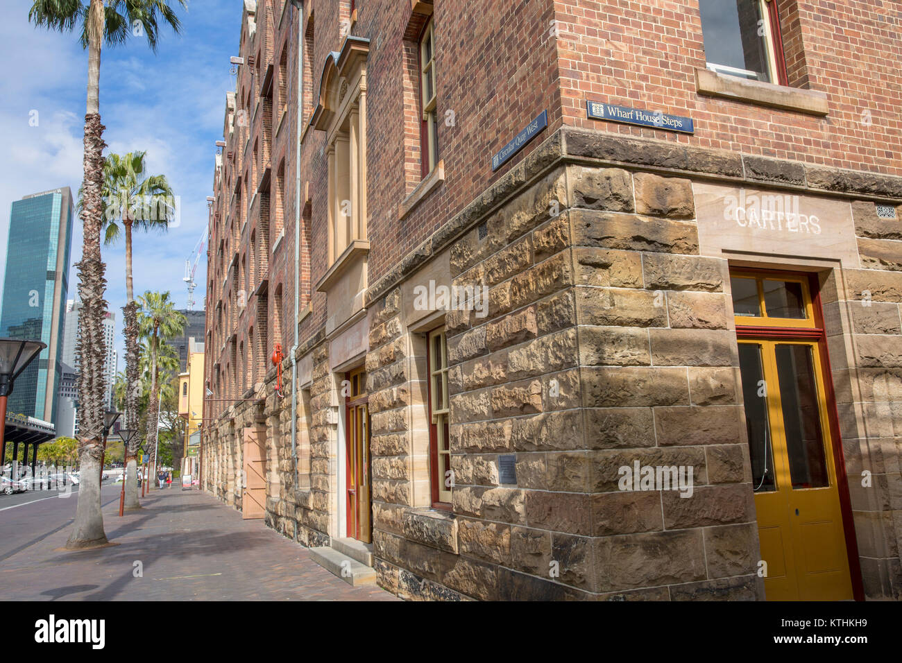 Traditional warehouse buildings in The Rocks area of Sydney, more