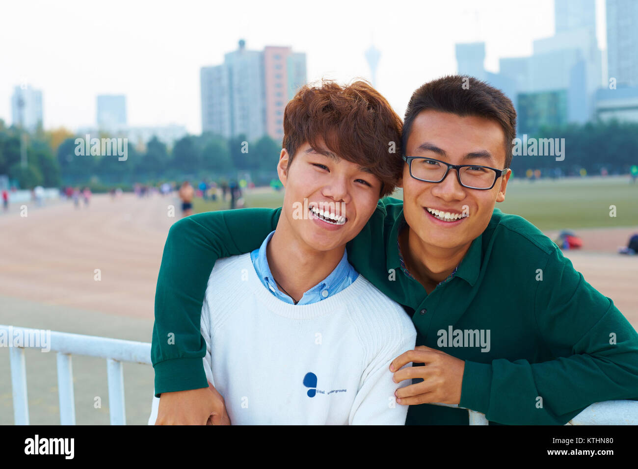 Two young asian man hi-res stock photography and images - Alamy