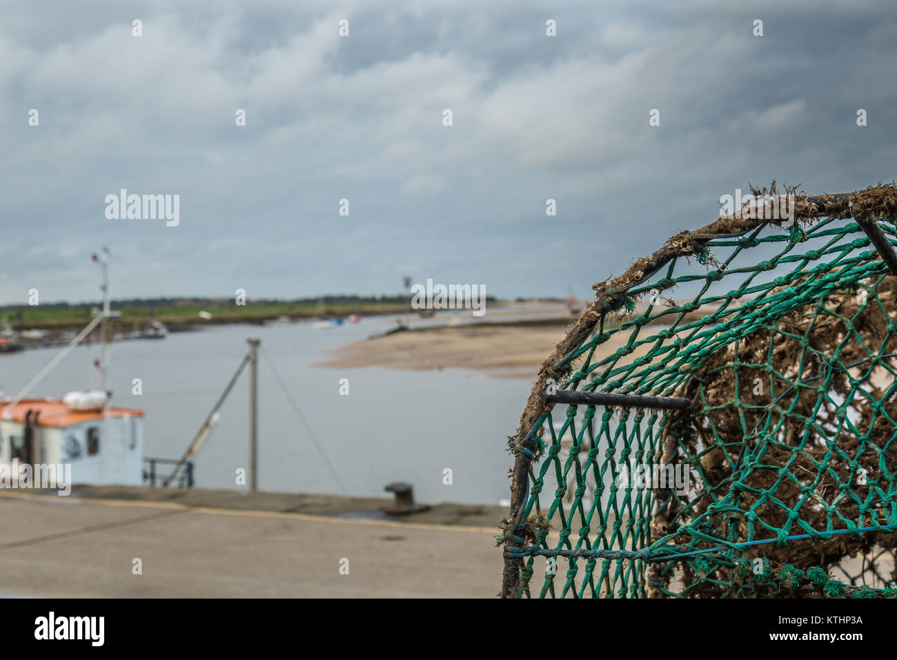 Crab Pots on the quayside at WellsnexttheSea,Norfolk Stock Photo Alamy