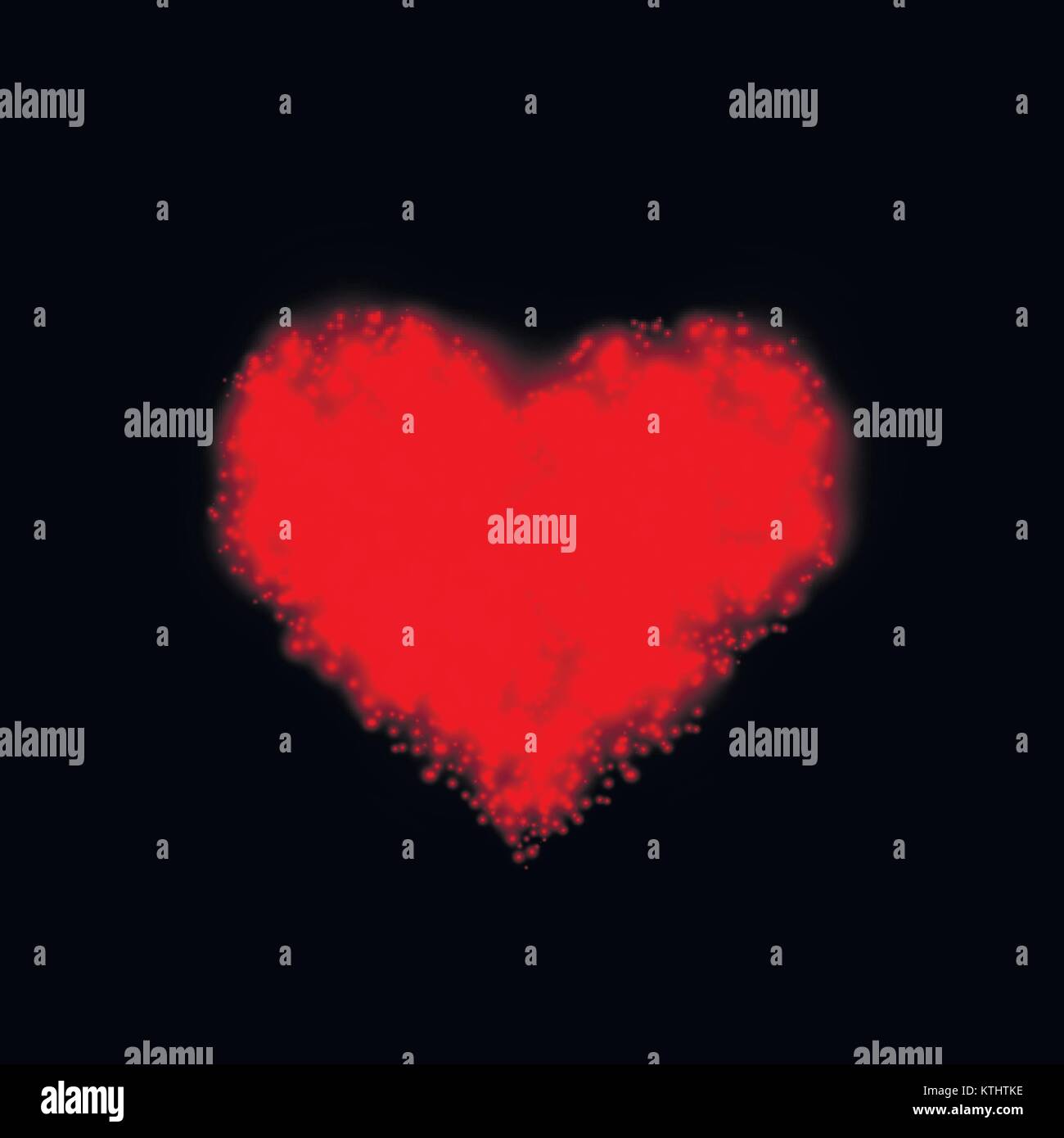 Red Valentine Heart Stock Vector Image & Art - Alamy