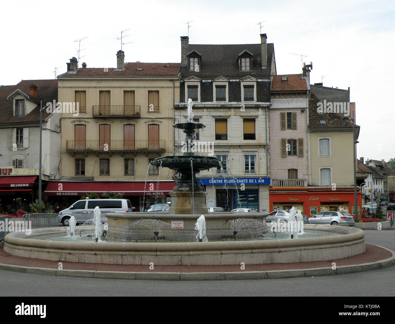 Belley Place des Terreaux Stock Photo