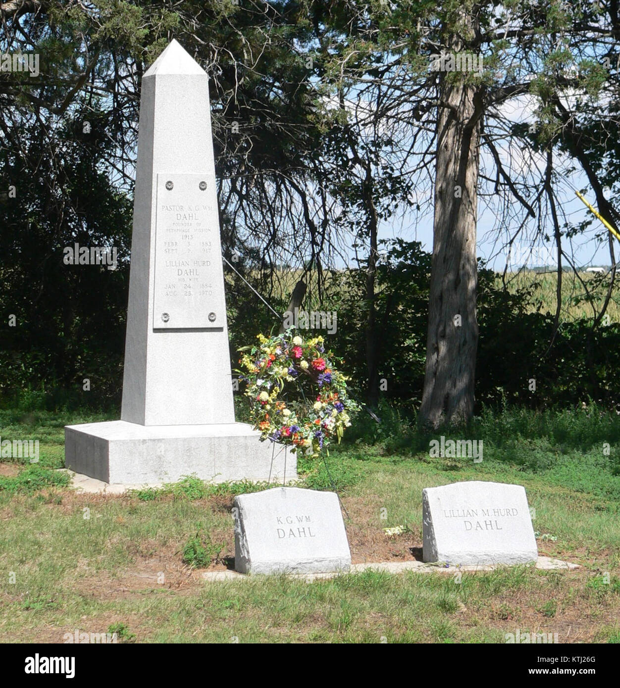 Bethphage (Axtell, Nebraska) Dahl monument Stock Photo Alamy