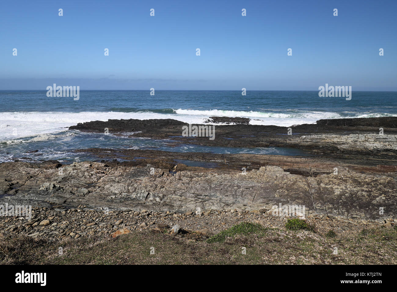 Landscape of Tsitsikamma National Park at Garden Route, South Africa Stock Photo