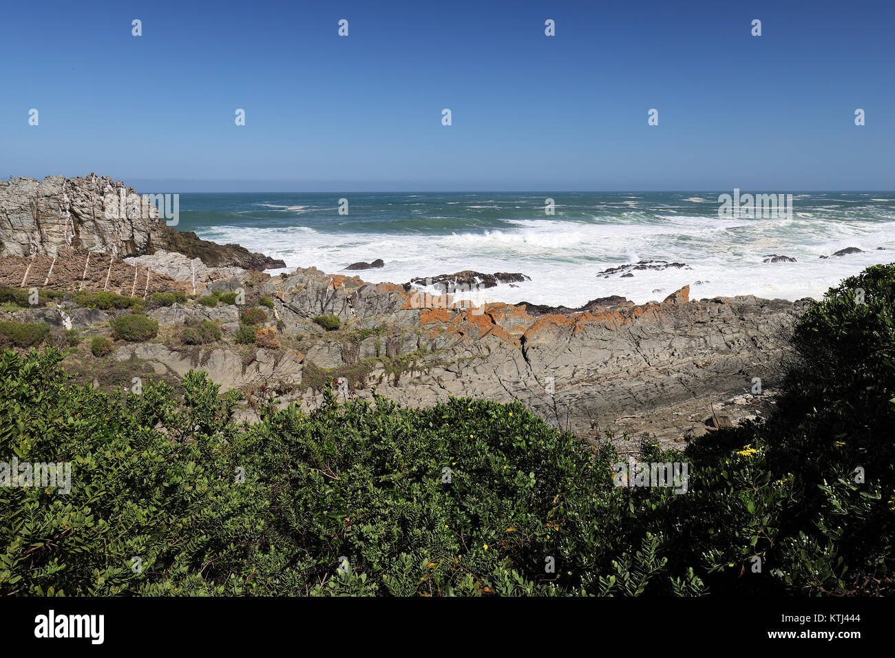 Landscape of Tsitsikamma National Park at Garden Route, South Africa Stock Photo