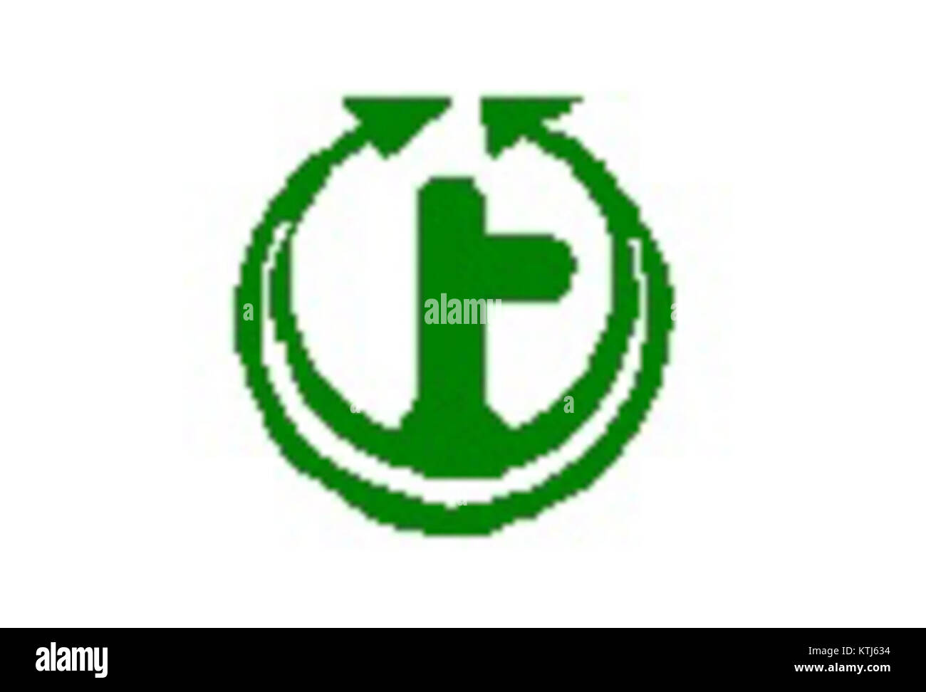 Flag of Agematsu Nagano Stock Photo Alamy