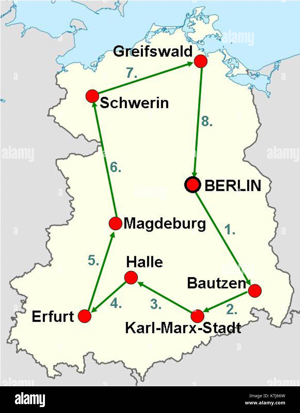 DDR Rundfahrt 1954 Stock Photo Alamy