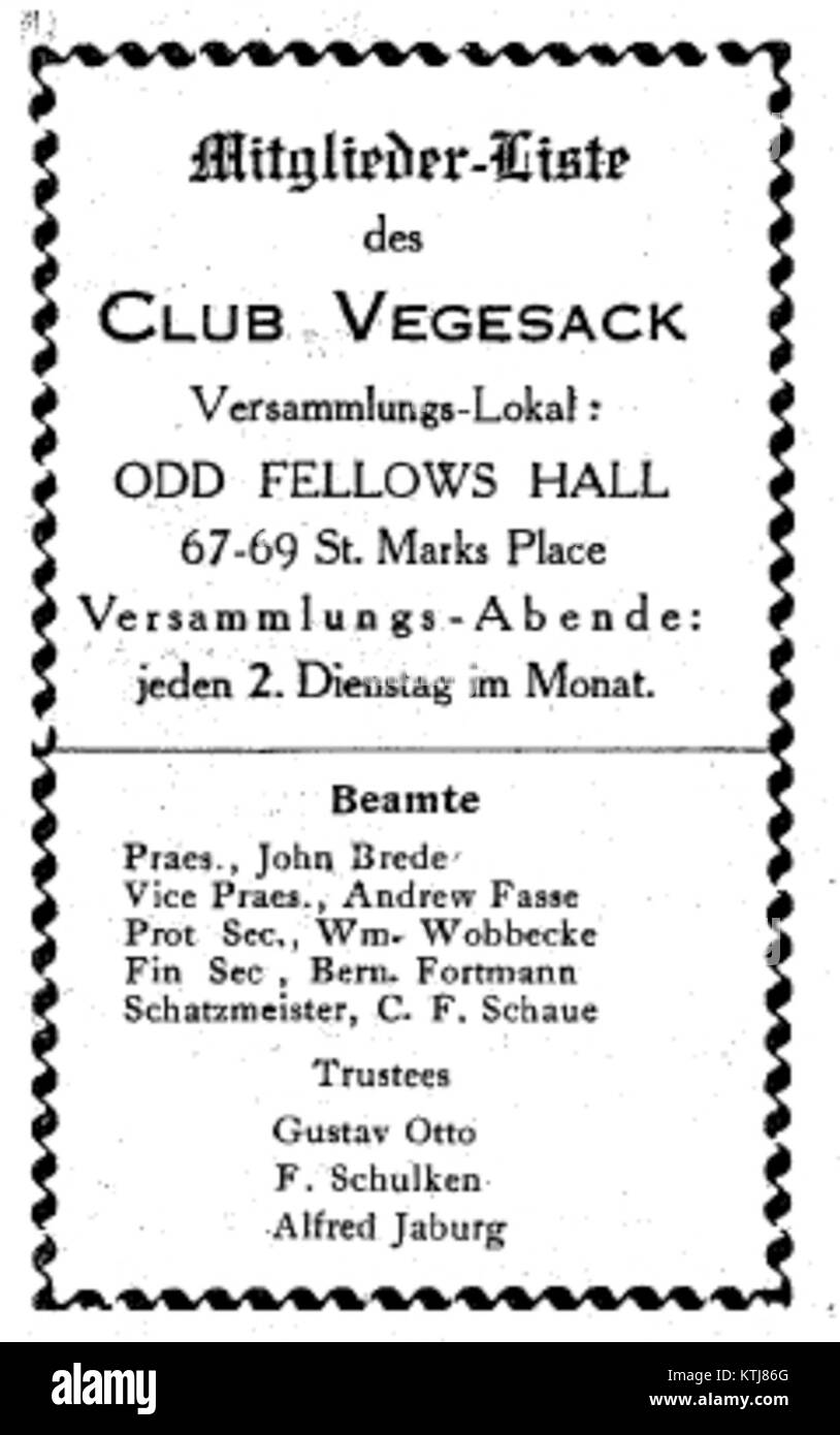 Club Vegesack Stock Photo