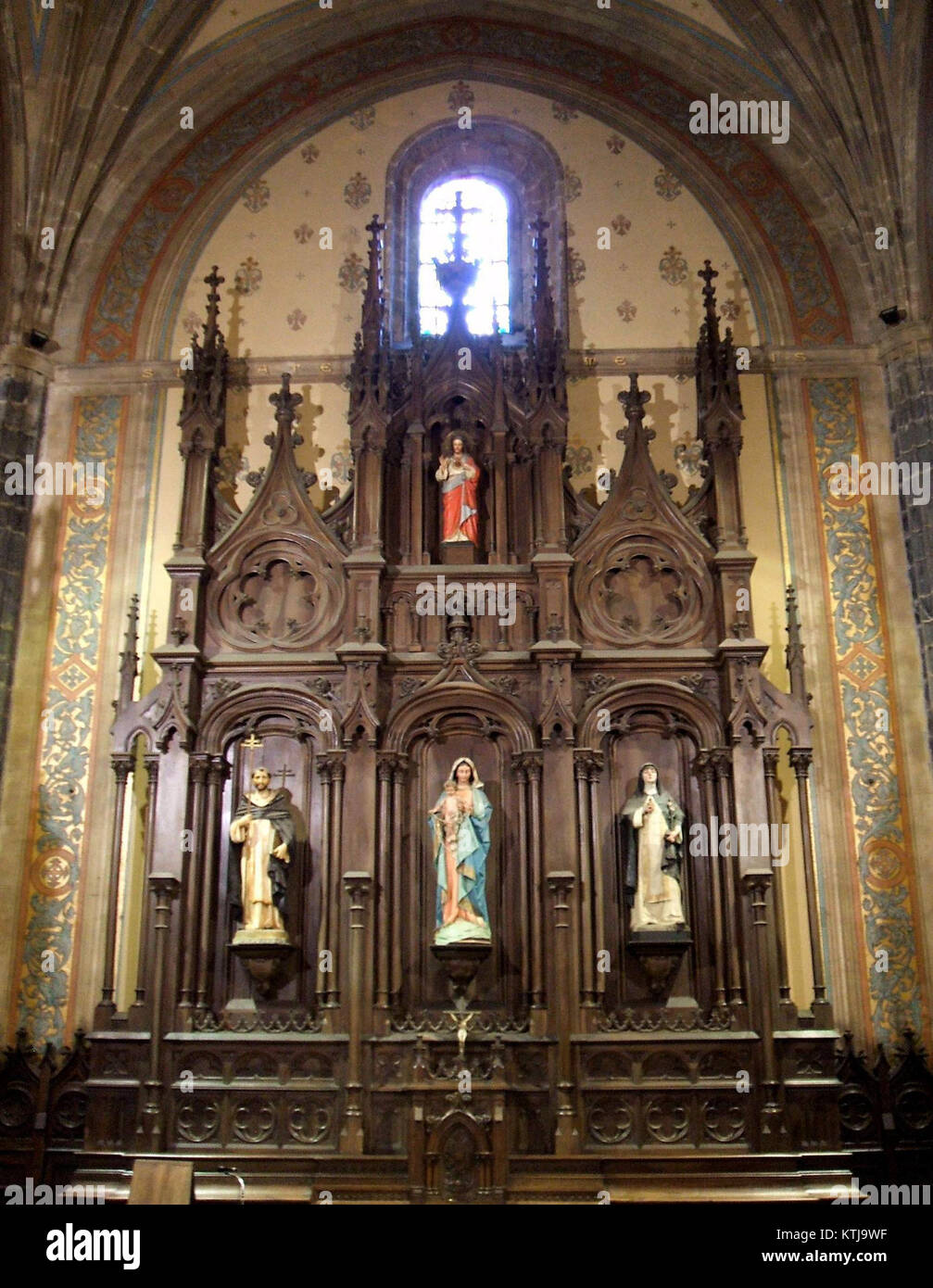 Photograph of the Iglesia de Santa María la Real in Azkoitia, Spain ...