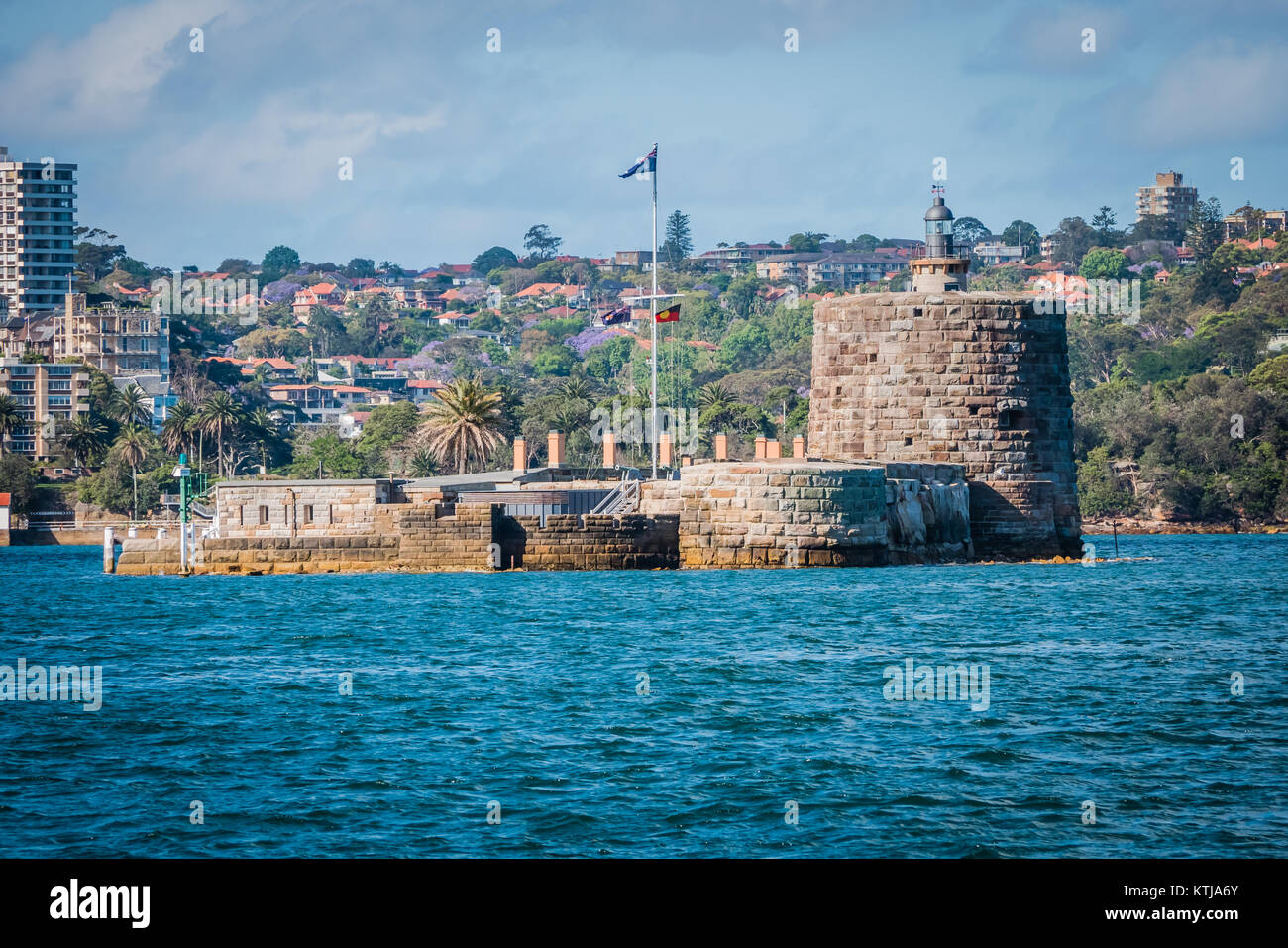 fort dension on sydney harbour Stock Photo