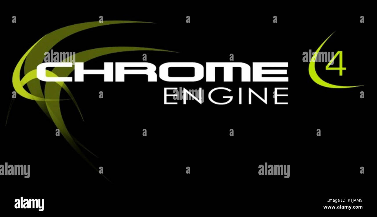 Chrome Engine 4 Logo Stock Photo - Alamy