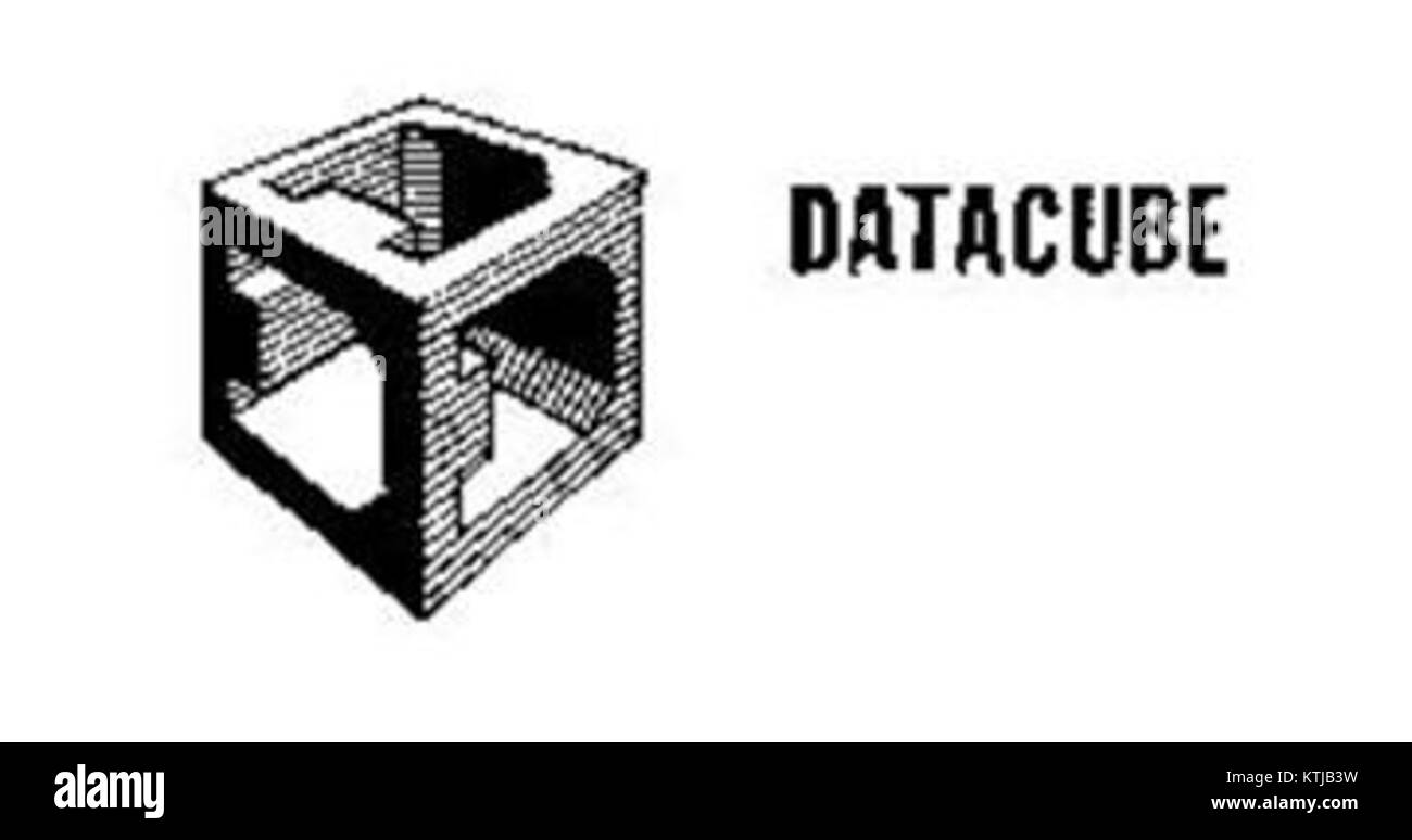 Datacube Inc Logo and name Stock Photo