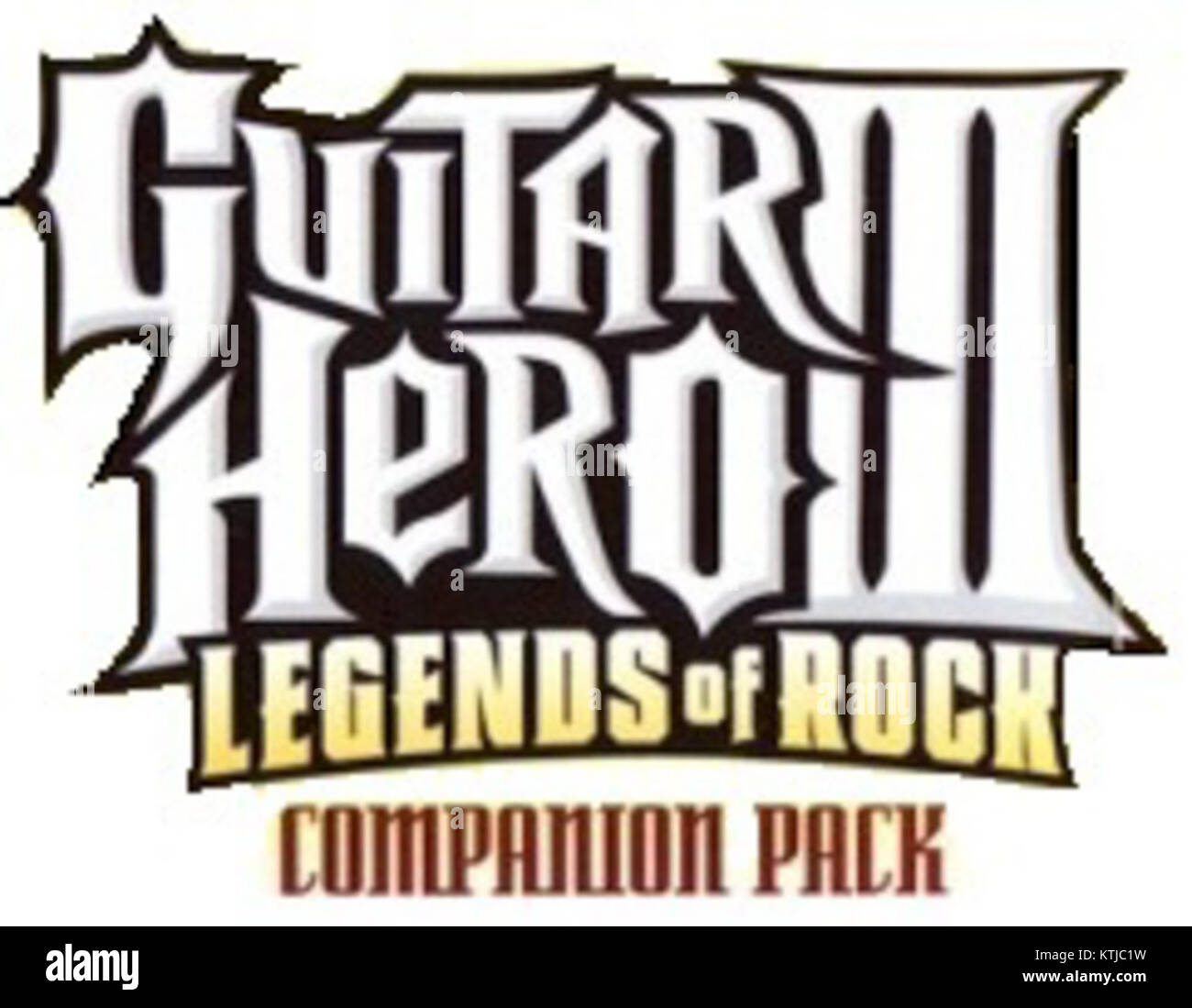 Guitar Hero III Legends of Rock Companion Pack Logo Stock Photo