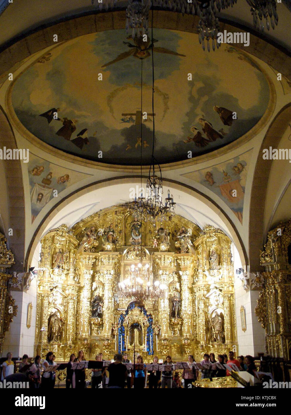 The Convento de Santa Cruz in Azkoitia, Spain, is a historical ...