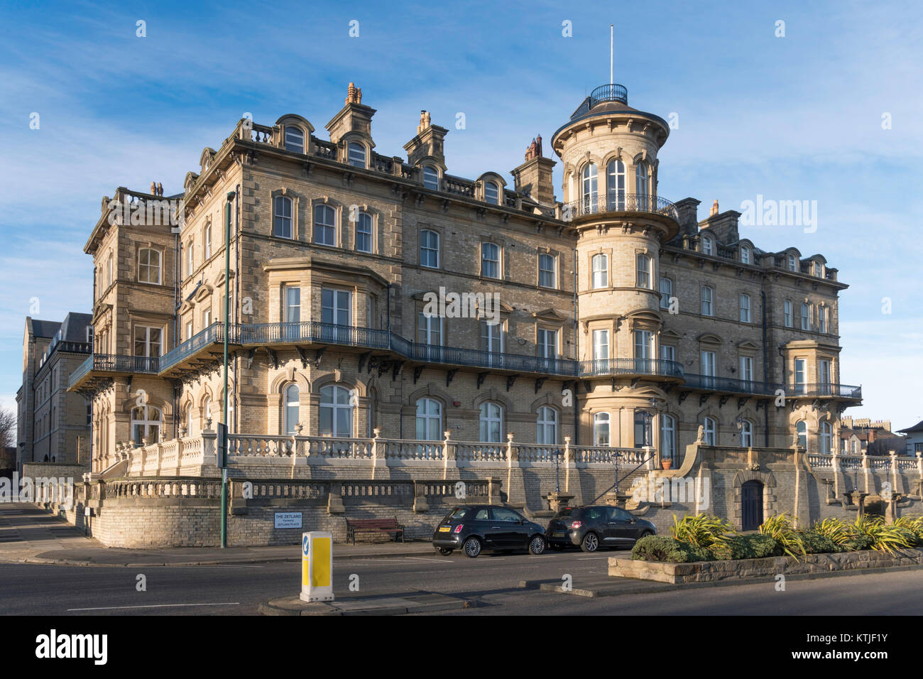 The Zetland Hotel building, now apartments, Saltburn by the Sea
