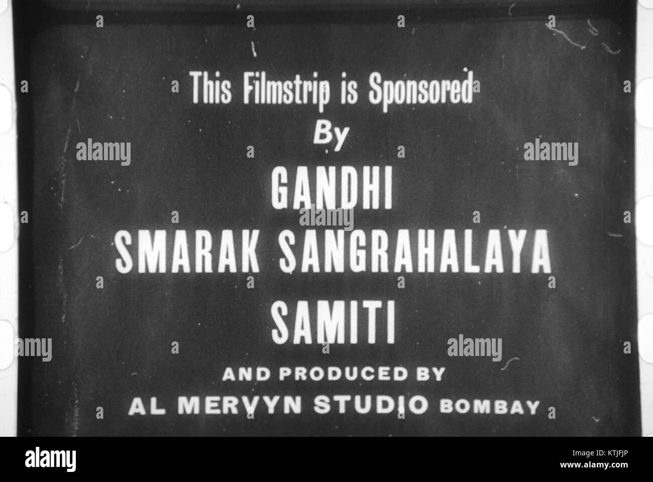 Film Gandhi Smarak Sangrahalaya Samiti Stock Photo