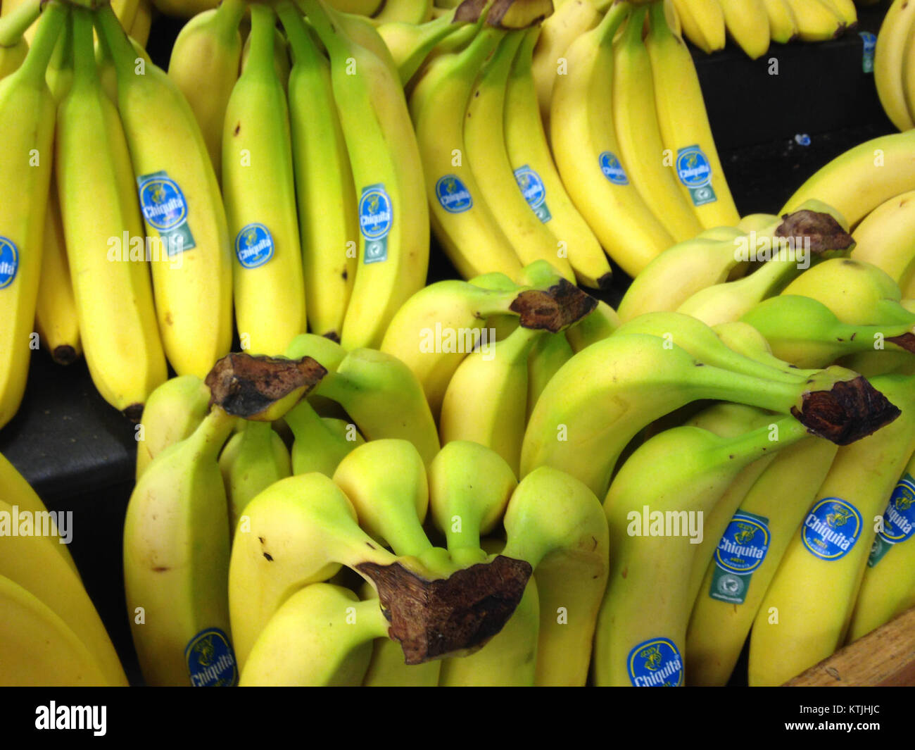 Bananas on Display Stock Photo Alamy