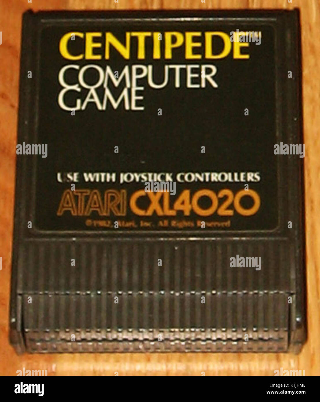 Centipede computer game for Atari 8 bit computers 1982 Stock Photo