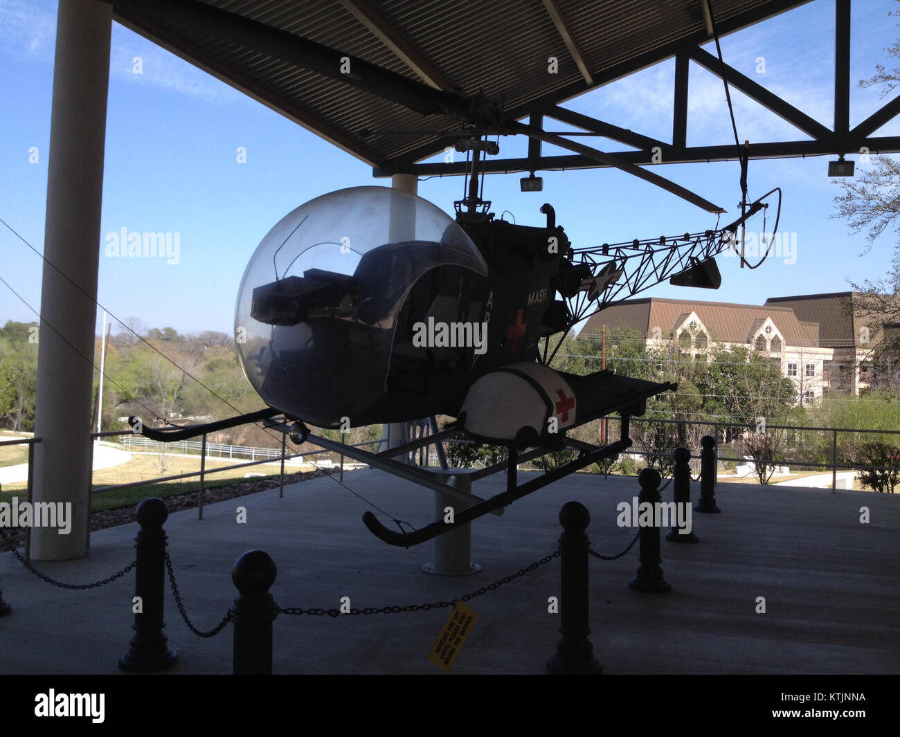 Bell 47 at Fort Sam 1 Stock Photo