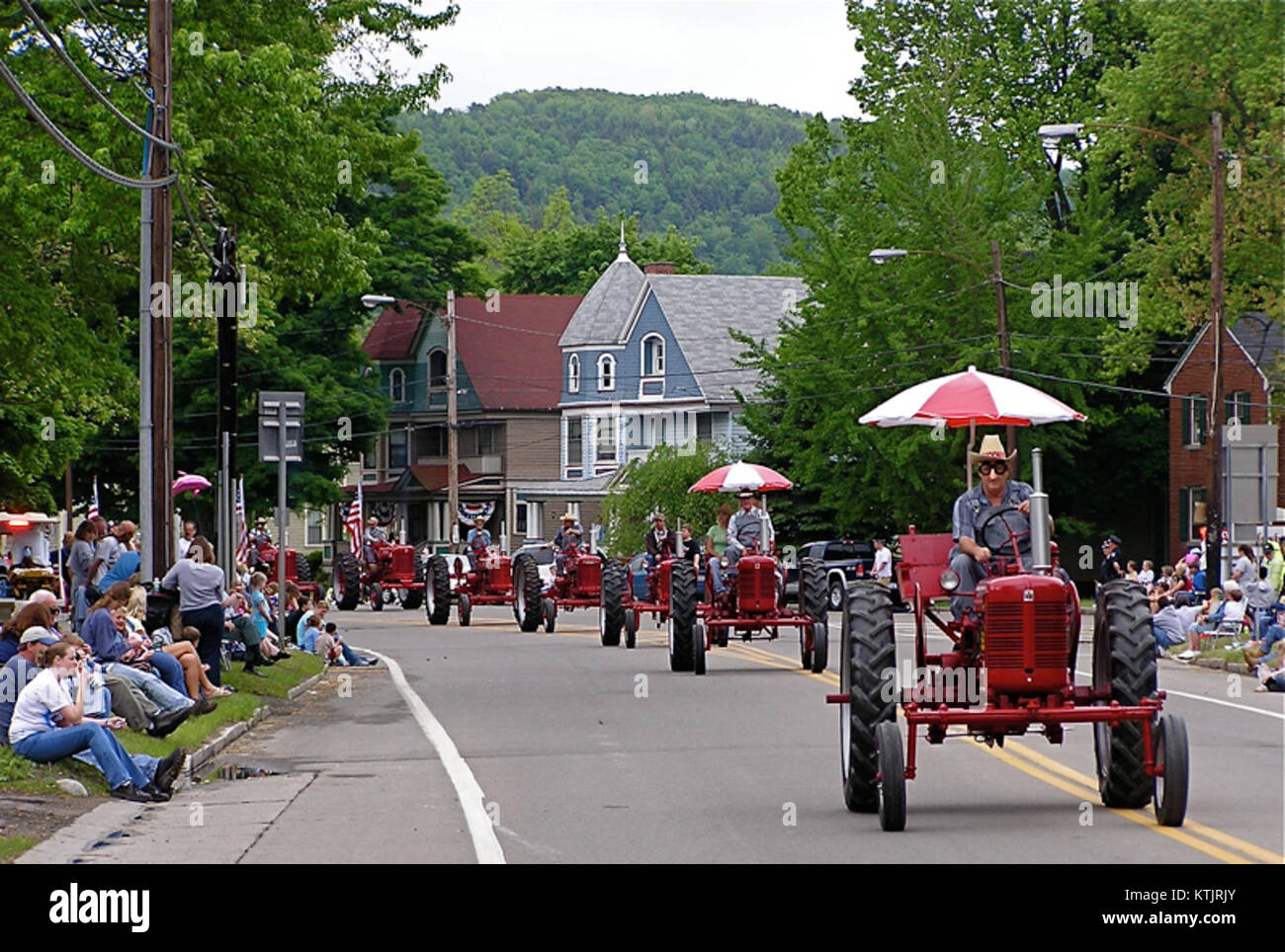 Bath New York dairy parade Stock Photo Alamy