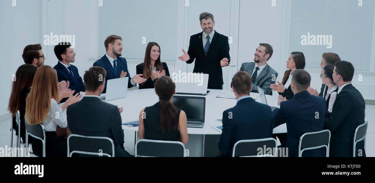Indoor business conference for managers Stock Photo Alamy