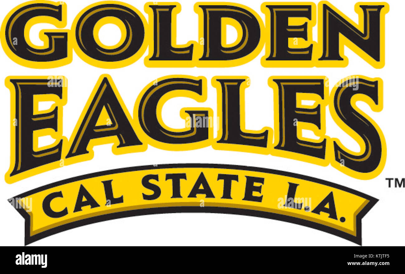 Cal State Los Angeles Golden Eagles logo Stock Photo