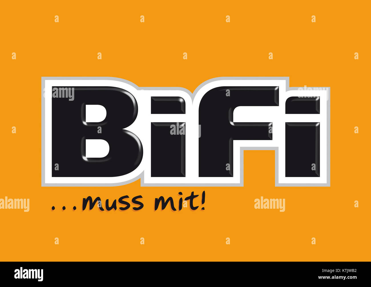 BiFi Logo Muss mit! Stock Photo