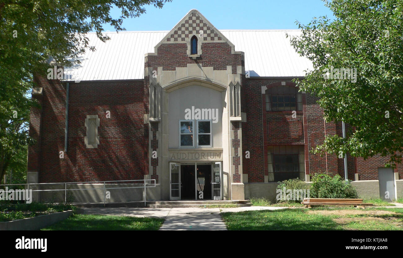 Belleville KS old high school E side 1 Stock Photo Alamy