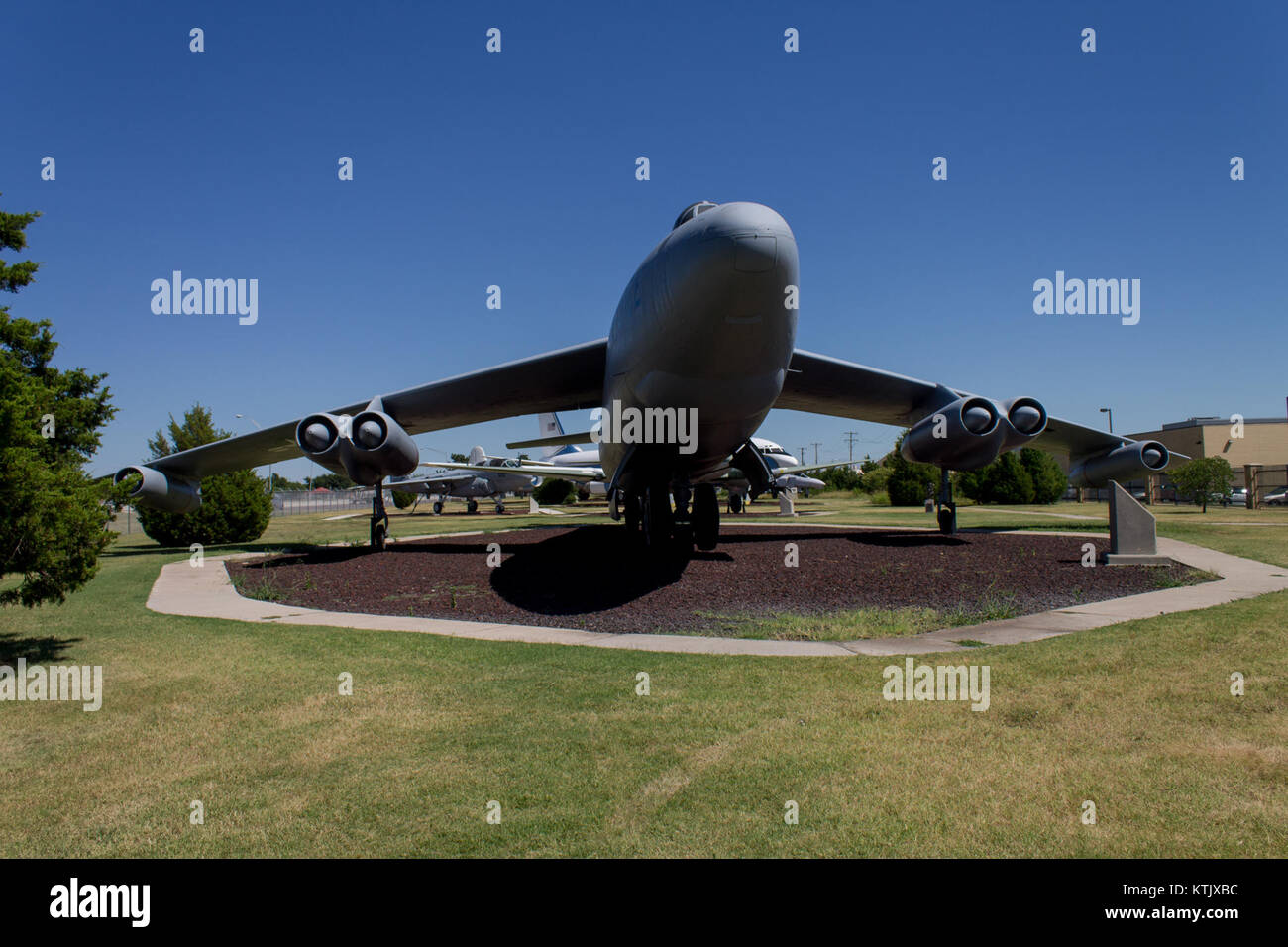 B 47 Tinker Air Force Base Front Stock Photo