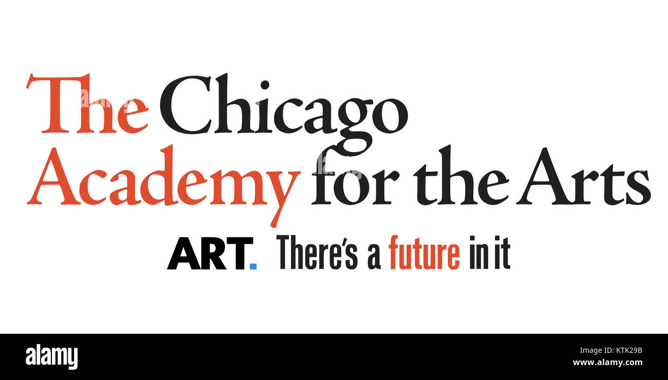 Chicago Academy Logo 2016 Stock Photo Alamy