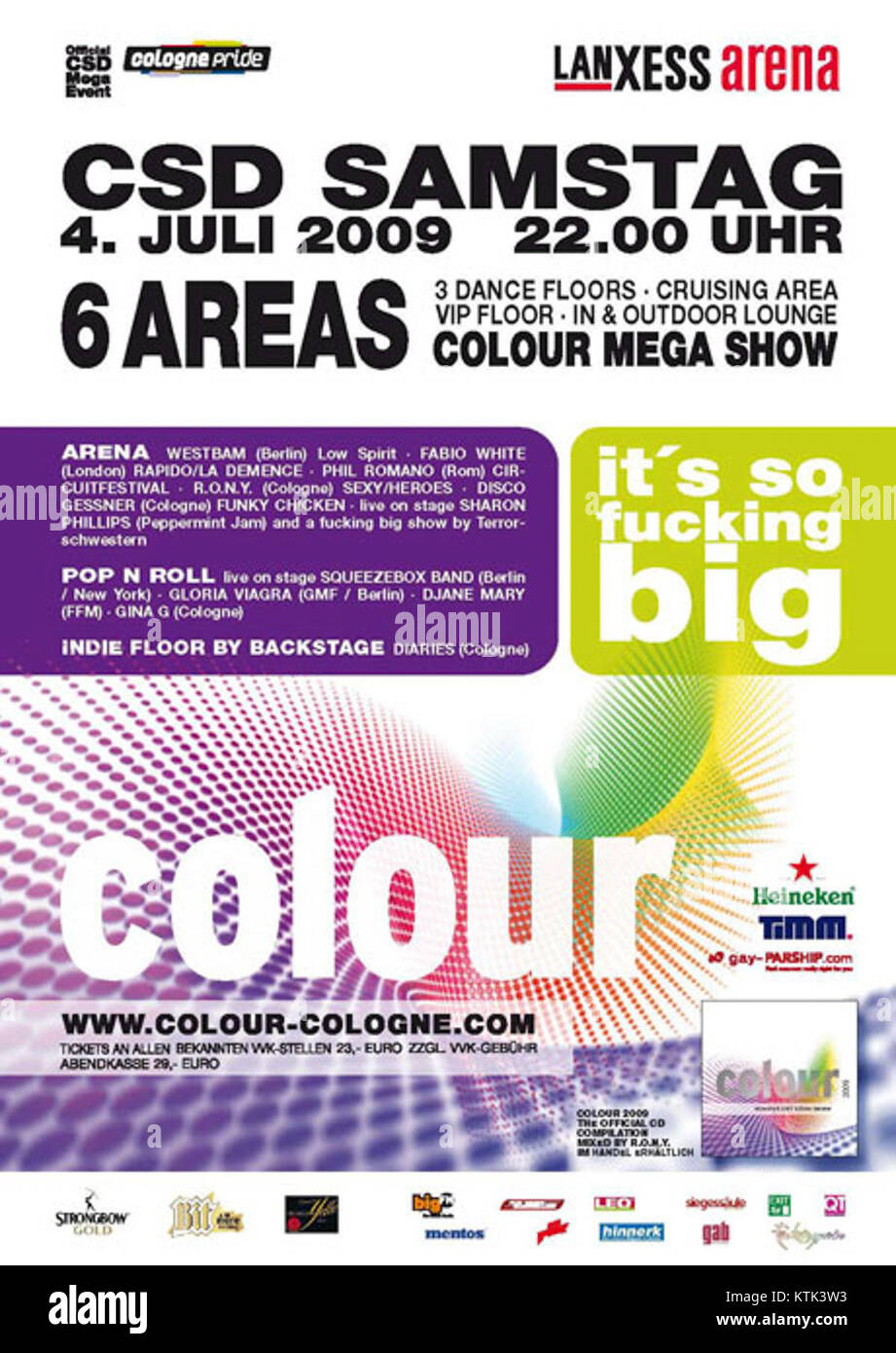 This image showcases a poster for a Cologne event in 2009, featuring ...