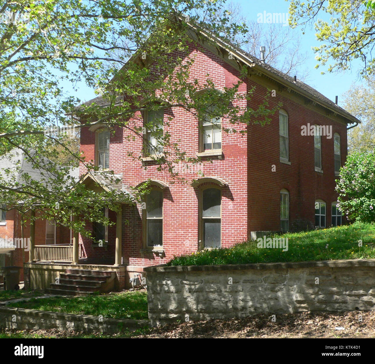 A historic photograph of 117 N. 2nd St, Atchison, Kansas, taken from ...