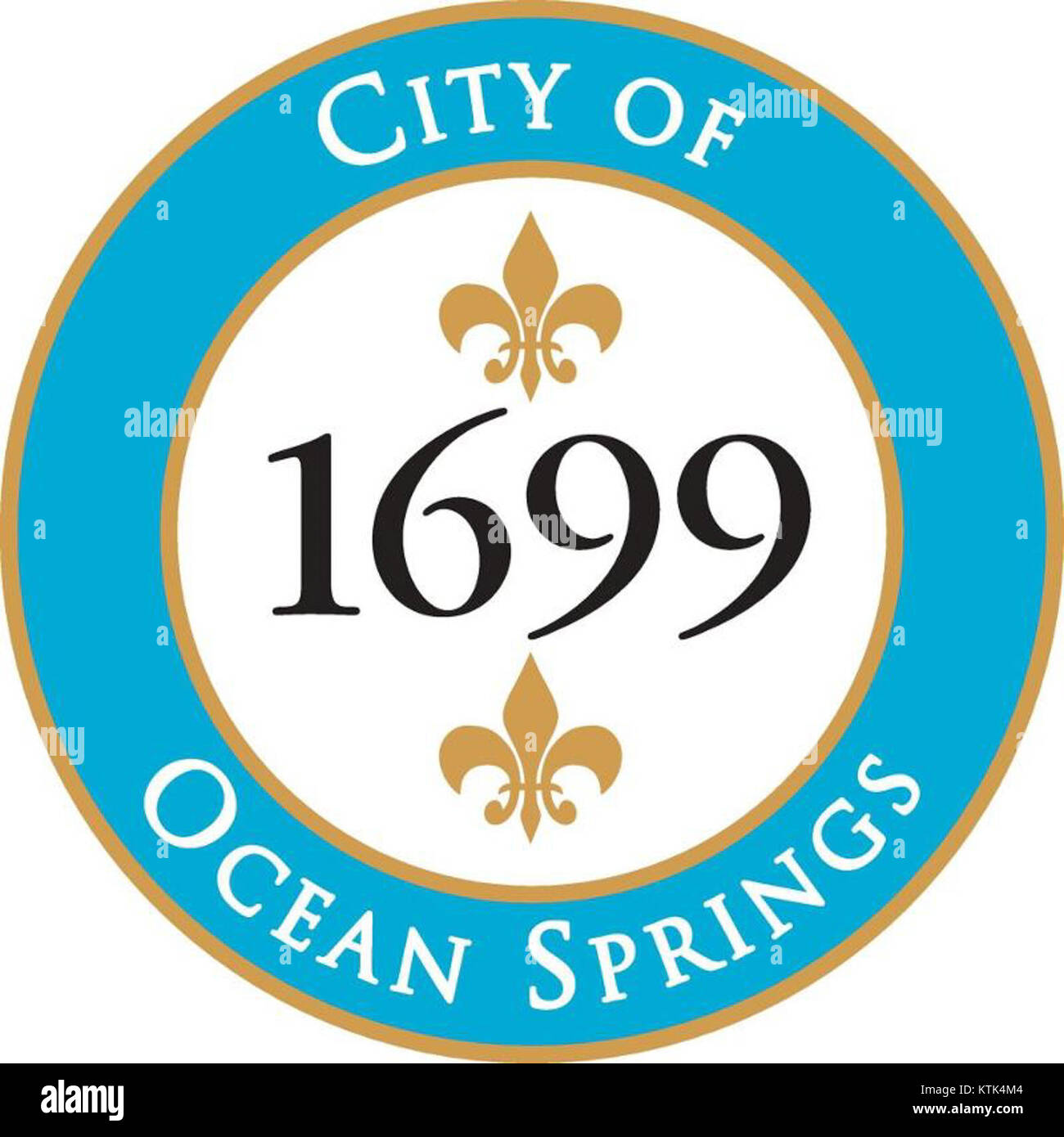 City of Ocean Springs, Mississippi Official Seal Stock Photo Alamy