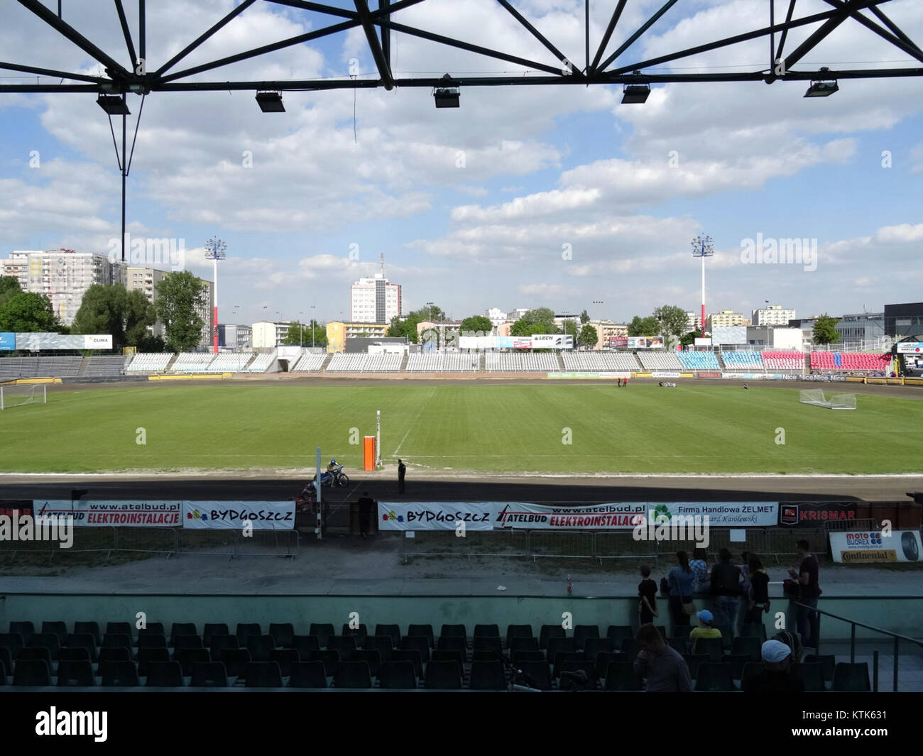 This photograph captures a scene from the Polonia Zuzel event in 2015. The image depicts participants and activities at this annual event held in Poland, known for its cultural and social significance. Stock Photo