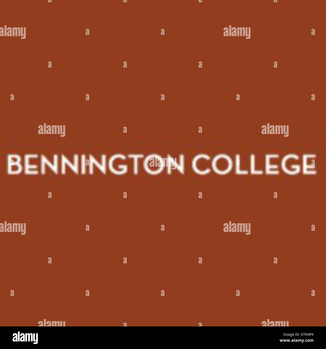 Bennington College Logo Stock Photo Alamy