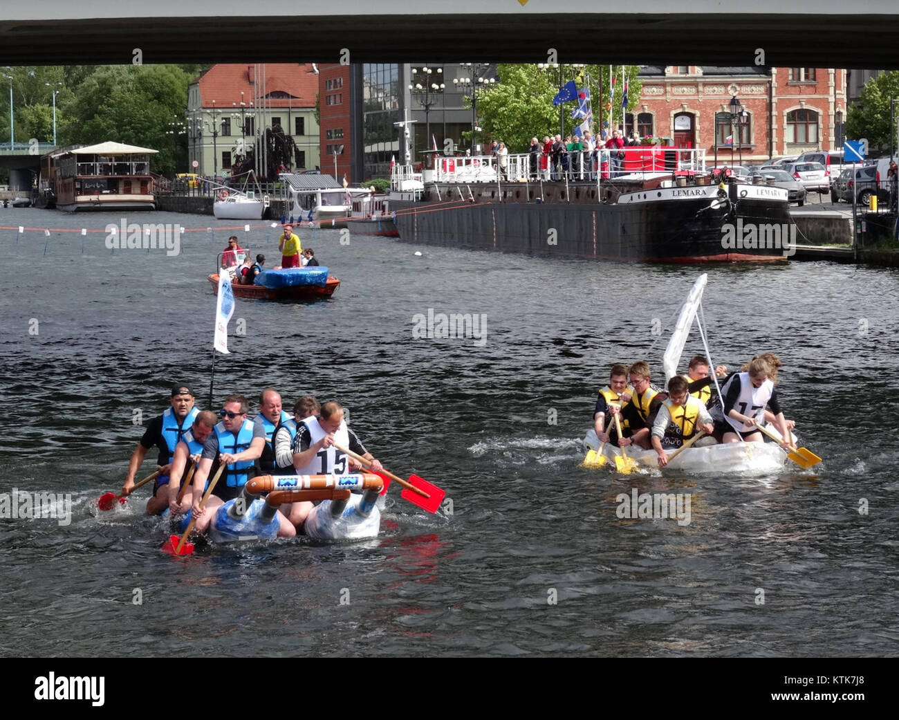 The *Festival Wodny* held in 2015 featured a thrilling water race ...