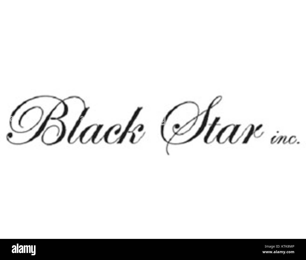 Black star inc Stock Photo
