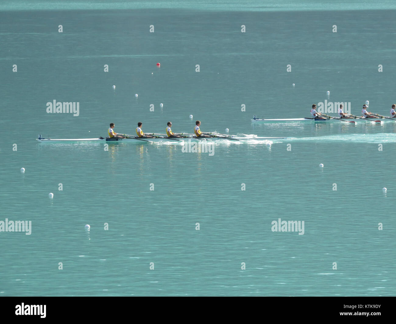 A photograph from the 2015 Aviron World Rowing Championships, capturing ...