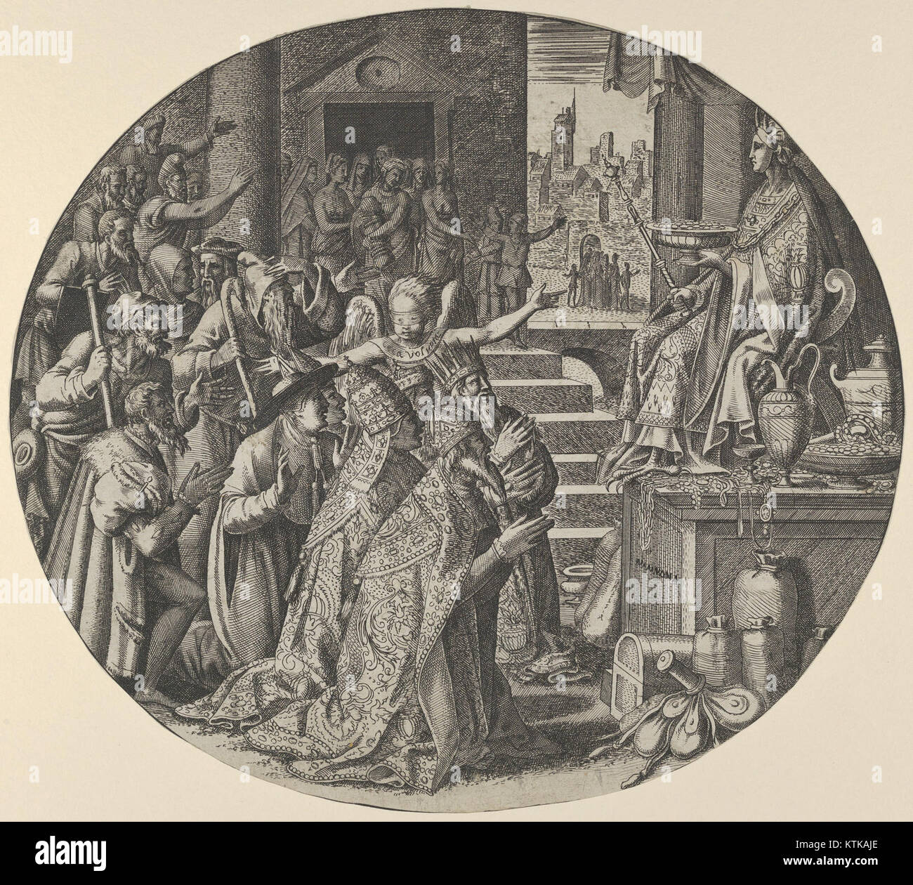 Avarice, an artwork in the Metropolitan Museum of Art, explores the theme of greed. This piece is part of the museum's collection, reflecting the concept of human desire and moral lessons. Stock Photo