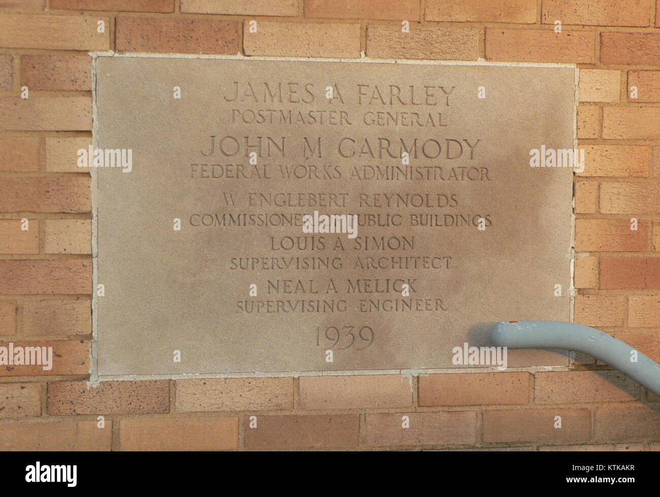 Beresford, South Dakota post office cornerstone 1 Stock Photo Alamy