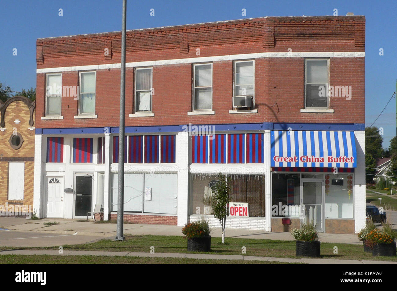 Auburn, Nebraska 1300 1302 Courthouse Ave from SE 1 Stock Photo Alamy