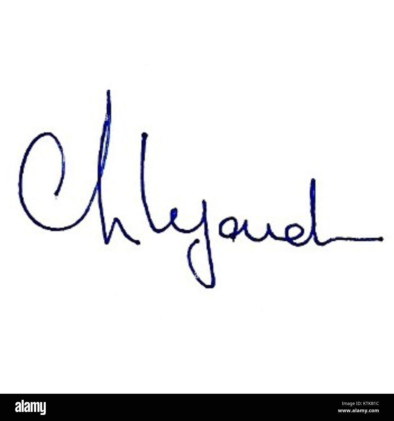 Christine Lagarde Signature Stock Photo - Alamy