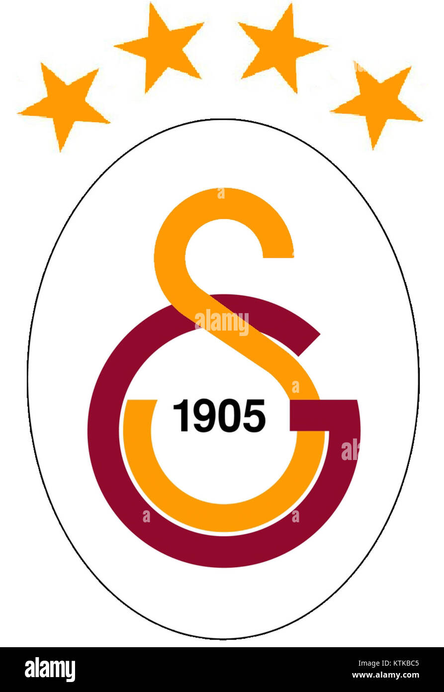 Galatasaray Four Star Logo Stock Photo
