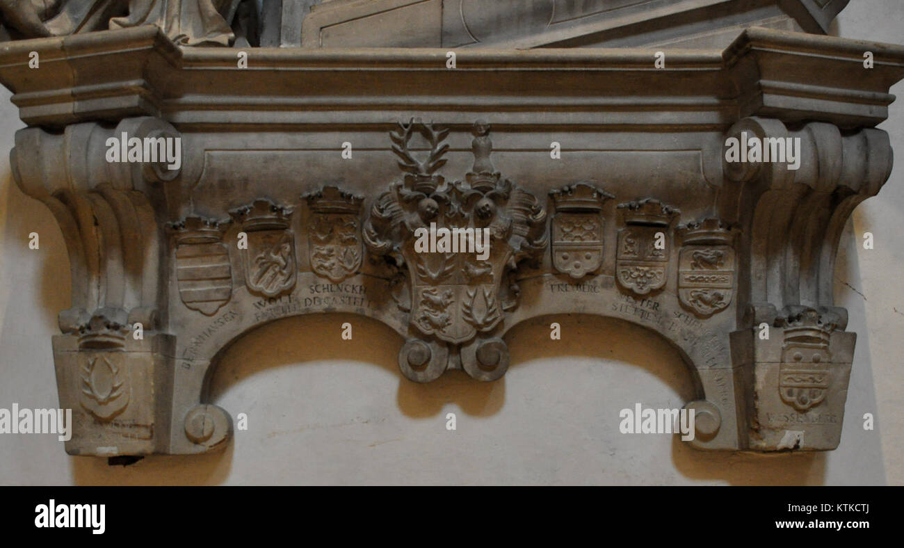 Augsburg Dom Epitaph Franz Xaver Nikolaus Schenk von Castell 02 Stock
