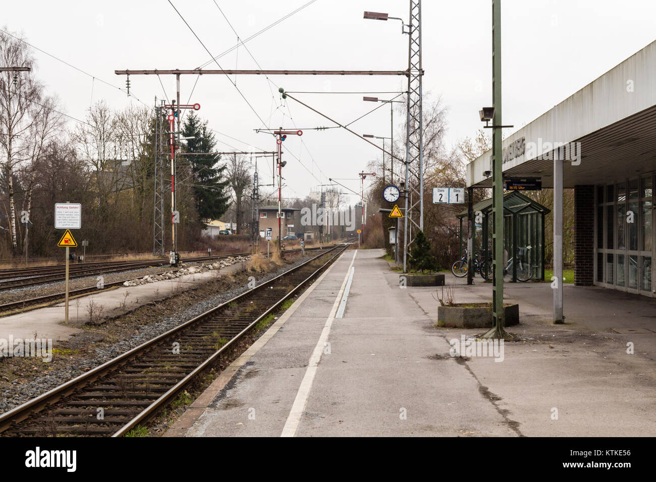 Bahnhof Horn Bad Meinberg 20160311 1 Stock Photo